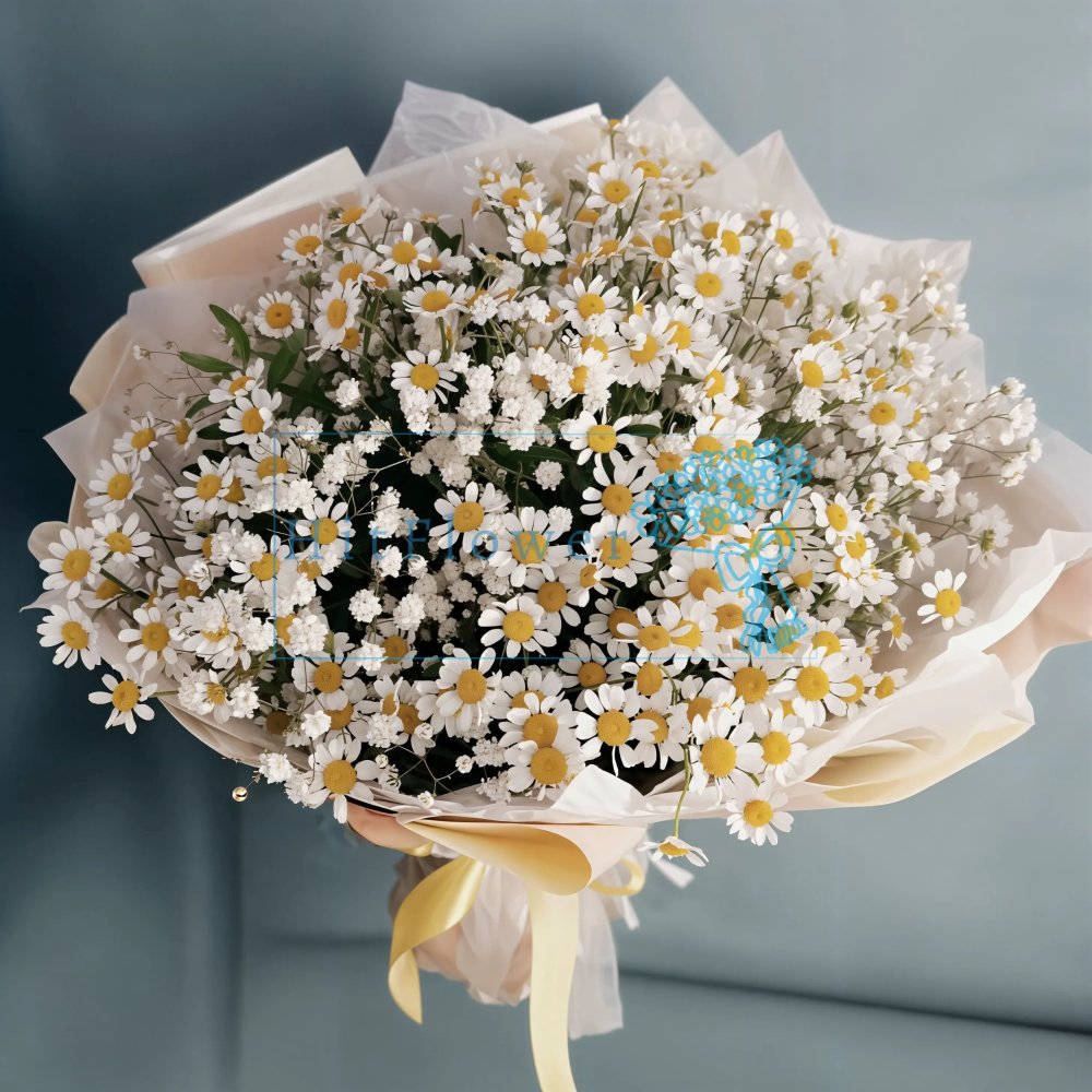 Букет цветов из: Гипсофила